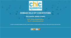 Desktop Screenshot of chicsystems.net